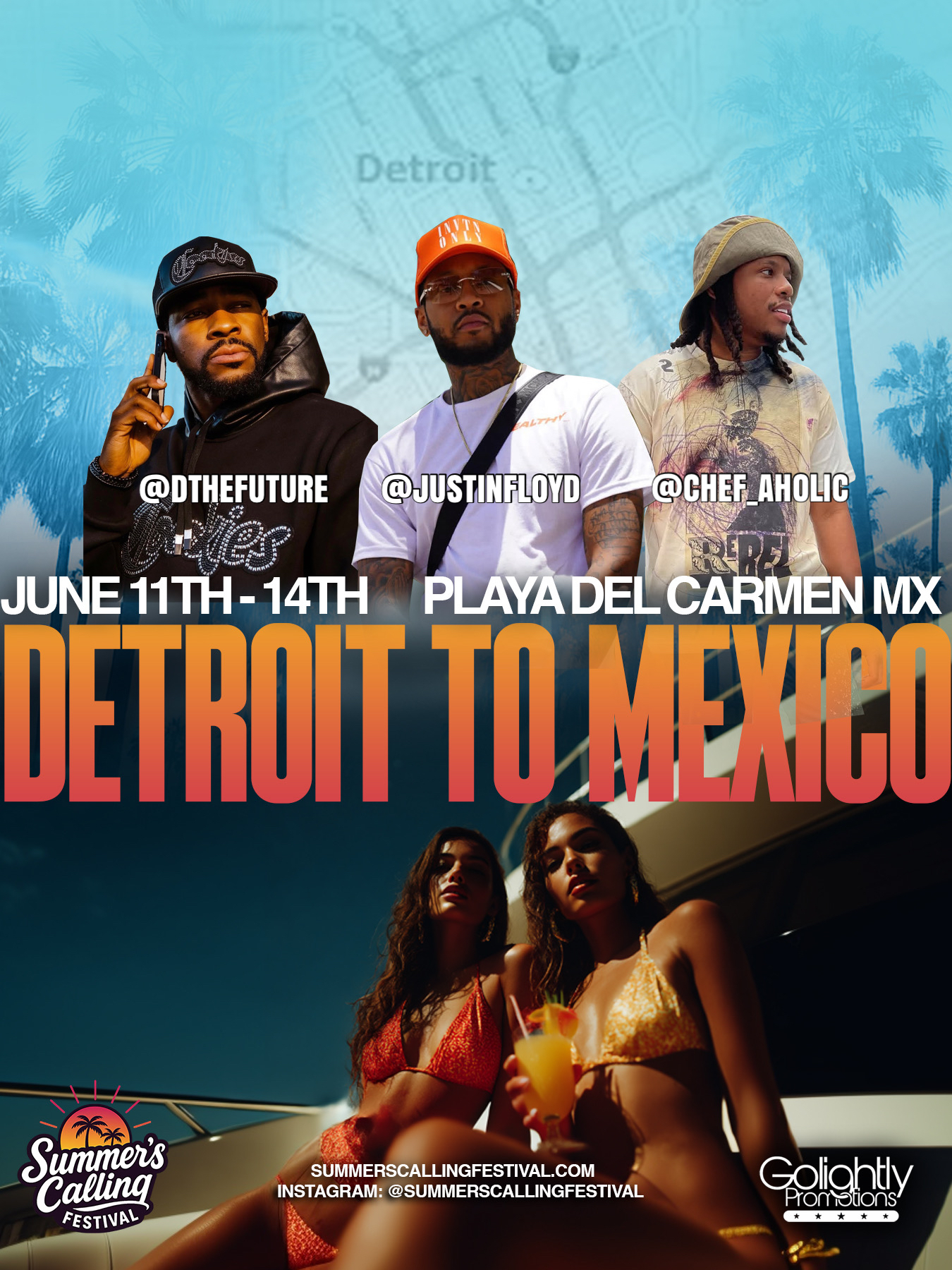 Detroit to Mexico